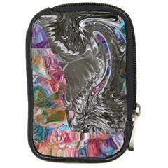 Wing on abstract delta Compact Camera Leather Case