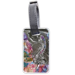 Wing on abstract delta Luggage Tag (one side)