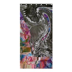 Wing on abstract delta Shower Curtain 36  x 72  (Stall) 