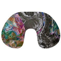 Wing on abstract delta Travel Neck Pillow