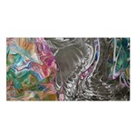 Wing on abstract delta Satin Shawl 45  x 80  Front