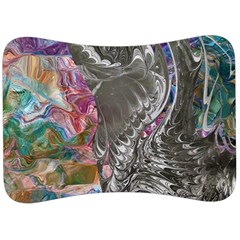 Wing on abstract delta Velour Seat Head Rest Cushion
