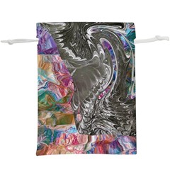 Wing on abstract delta Lightweight Drawstring Pouch (XL)