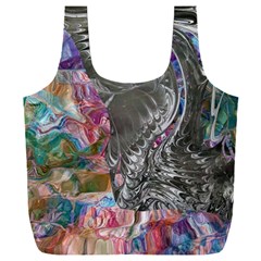 Wing on abstract delta Full Print Recycle Bag (XXXL)