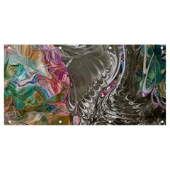 Wing on abstract delta Banner and Sign 8  x 4 