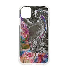 Wing On Abstract Delta Iphone 11 Tpu Uv Print Case by kaleidomarblingart