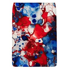 Red White And Blue Alcohol Ink France Patriotic Flag Colors Alcohol Ink  Removable Flap Cover (s) by PodArtist