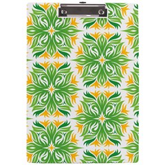 Green Pattern Retro Wallpaper A4 Acrylic Clipboard