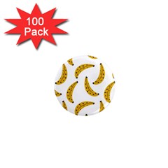 Banana Fruit Yellow Summer 1  Mini Magnets (100 Pack)  by Mariart