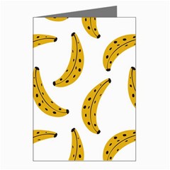 Banana Fruit Yellow Summer Greeting Cards (pkg Of 8)