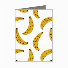 Banana Fruit Yellow Summer Mini Greeting Card by Mariart