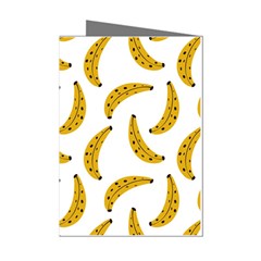 Banana Fruit Yellow Summer Mini Greeting Cards (pkg Of 8) by Mariart
