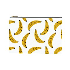 Banana Fruit Yellow Summer Cosmetic Bag (large)