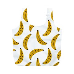 Banana Fruit Yellow Summer Full Print Recycle Bag (m) by Mariart