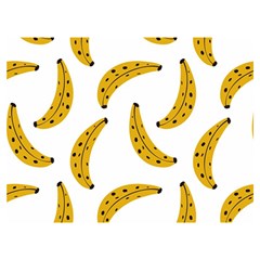 Banana Fruit Yellow Summer Two Sides Premium Plush Fleece Blanket (extra Small)