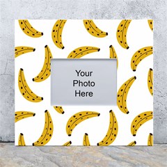 Banana Fruit Yellow Summer White Wall Photo Frame 5  X 7 