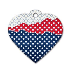 Illustrations Stars Dog Tag Heart (two Sides)
