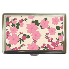 Floral Vintage Flowers Cigarette Money Case