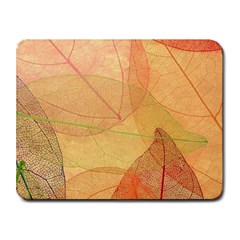 Leaves Patterns Colorful Leaf Pattern Small Mousepad