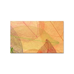 Leaves Patterns Colorful Leaf Pattern Sticker Rectangular (100 pack)