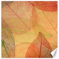Leaves Patterns Colorful Leaf Pattern Canvas 16  x 16 