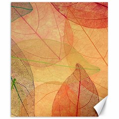 Leaves Patterns Colorful Leaf Pattern Canvas 20  X 24 