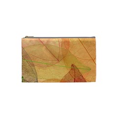 Leaves Patterns Colorful Leaf Pattern Cosmetic Bag (Small)