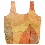 Leaves Patterns Colorful Leaf Pattern Full Print Recycle Bag (XXXL) Front