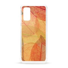 Leaves Patterns Colorful Leaf Pattern Samsung Galaxy S20 6.2 Inch TPU UV Case