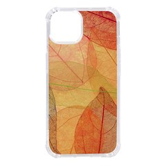 Leaves Patterns Colorful Leaf Pattern iPhone 14 TPU UV Print Case