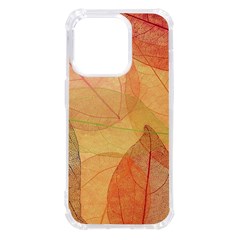 Leaves Patterns Colorful Leaf Pattern iPhone 14 Pro TPU UV Print Case