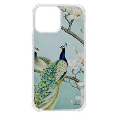 Couple Peacock Bird Spring White Blue Art Magnolia Fantasy Flower Iphone 13 Pro Max Tpu Uv Print Case by Ndabl3x