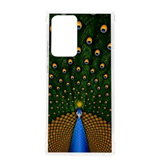 Peacock Feathers Tail Green Beautiful Bird Samsung Galaxy Note 20 Ultra Tpu Uv Case by Ndabl3x