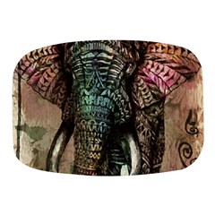 Tribal Elephant Mini Square Pill Box by Ndabl3x