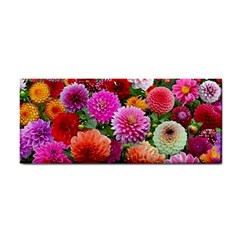 Flowers Colorful Garden Nature Hand Towel by Ndabl3x