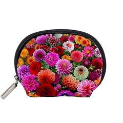 Flowers Colorful Garden Nature Accessory Pouch (small) by Ndabl3x