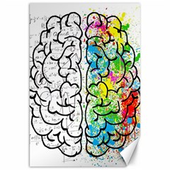 Brain Mind Psychology Idea Drawing Short Overalls Canvas 20  X 30  by Azkajaya