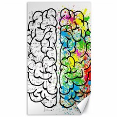 Brain Mind Psychology Idea Drawing Short Overalls Canvas 40  X 72  by Azkajaya