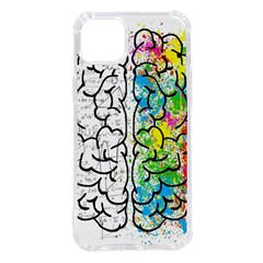 Brain Mind Psychology Idea Drawing Short Overalls Iphone 14 Plus Tpu Uv Print Case
