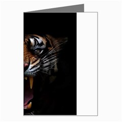 Tiger Angry Nima Face Wild Greeting Card