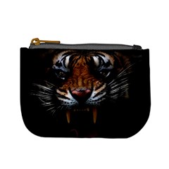 Tiger Angry Nima Face Wild Mini Coin Purse