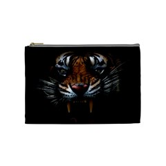 Tiger Angry Nima Face Wild Cosmetic Bag (Medium)