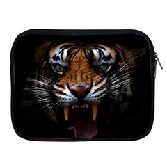 Tiger Angry Nima Face Wild Apple Ipad 2/3/4 Zipper Cases