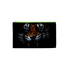 Tiger Angry Nima Face Wild Cosmetic Bag (xs)