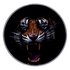 Tiger Angry Nima Face Wild Wireless Fast Charger(White)