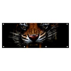 Tiger Angry Nima Face Wild Banner and Sign 8  x 3 