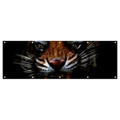 Tiger Angry Nima Face Wild Banner and Sign 12  x 4 