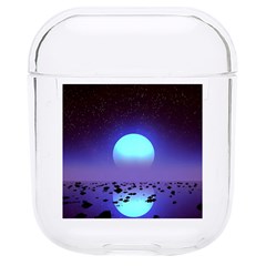 Sunset Colorful Nature Night Purple Star Hard Pc Airpods 1/2 Case by Cemarart