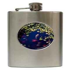 Koi Fish Carp Hip Flask (6 Oz) by Cemarart