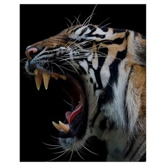 Angry Tiger Roar Drawstring Bag (small)